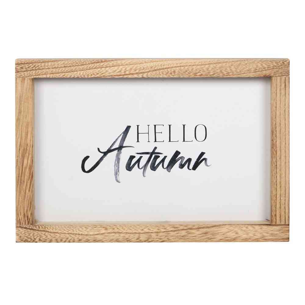 Something Different - Hello Autumn Wooden Decoratief bord - Multicolours